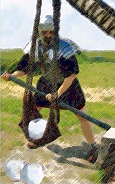 The best results for accuracy and effect are by shooting large spheres of frozen ice... and they simply disperse in the sun!