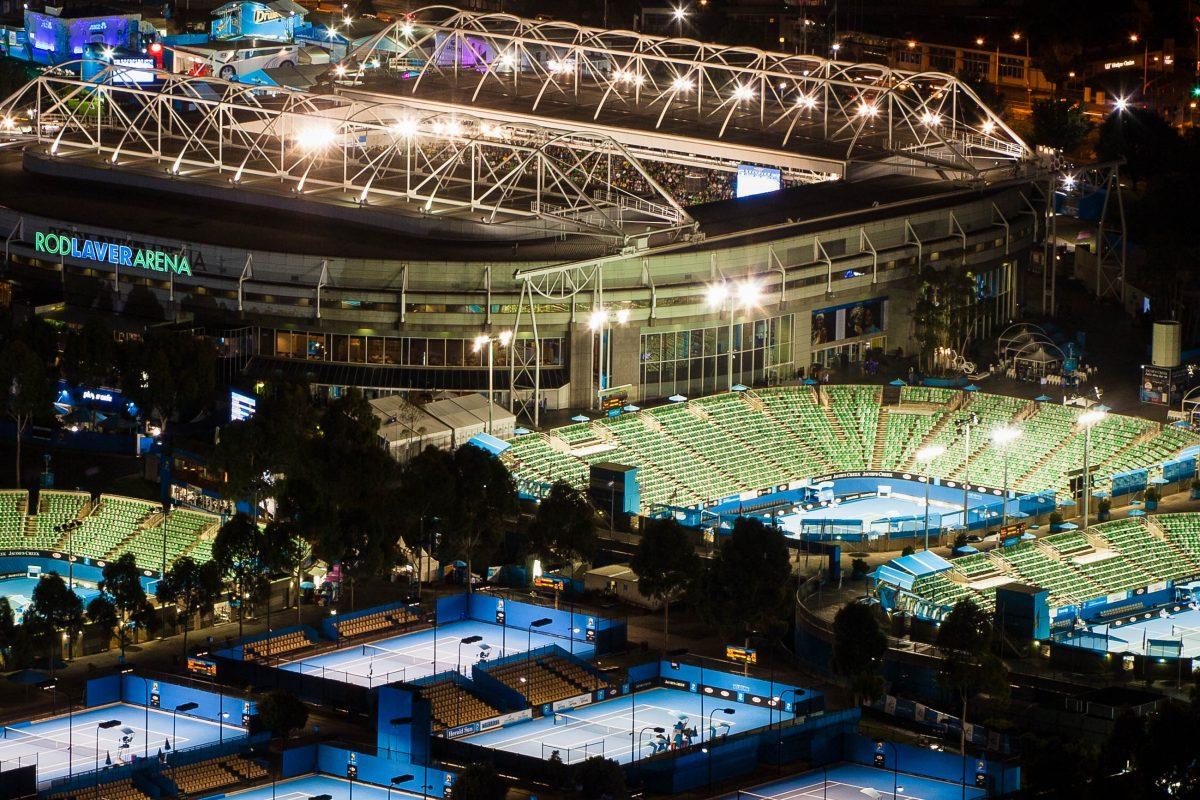 The massive Melbourne Park complex was designed specifically for the Australian Open and provides a total of 24 hard courts, Melbourne - © Gordon Bell / Shutterstock