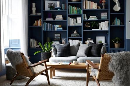 Library area at Inhabit hotel, Paddington, London, UK.